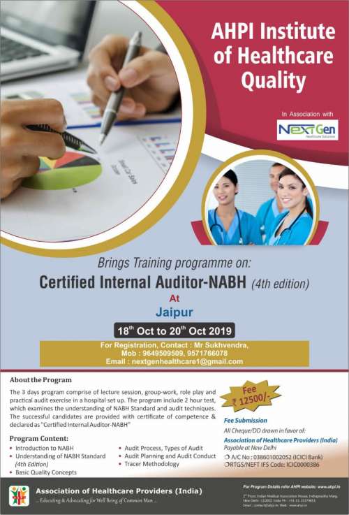 Certified Internal Auditor-NABH program